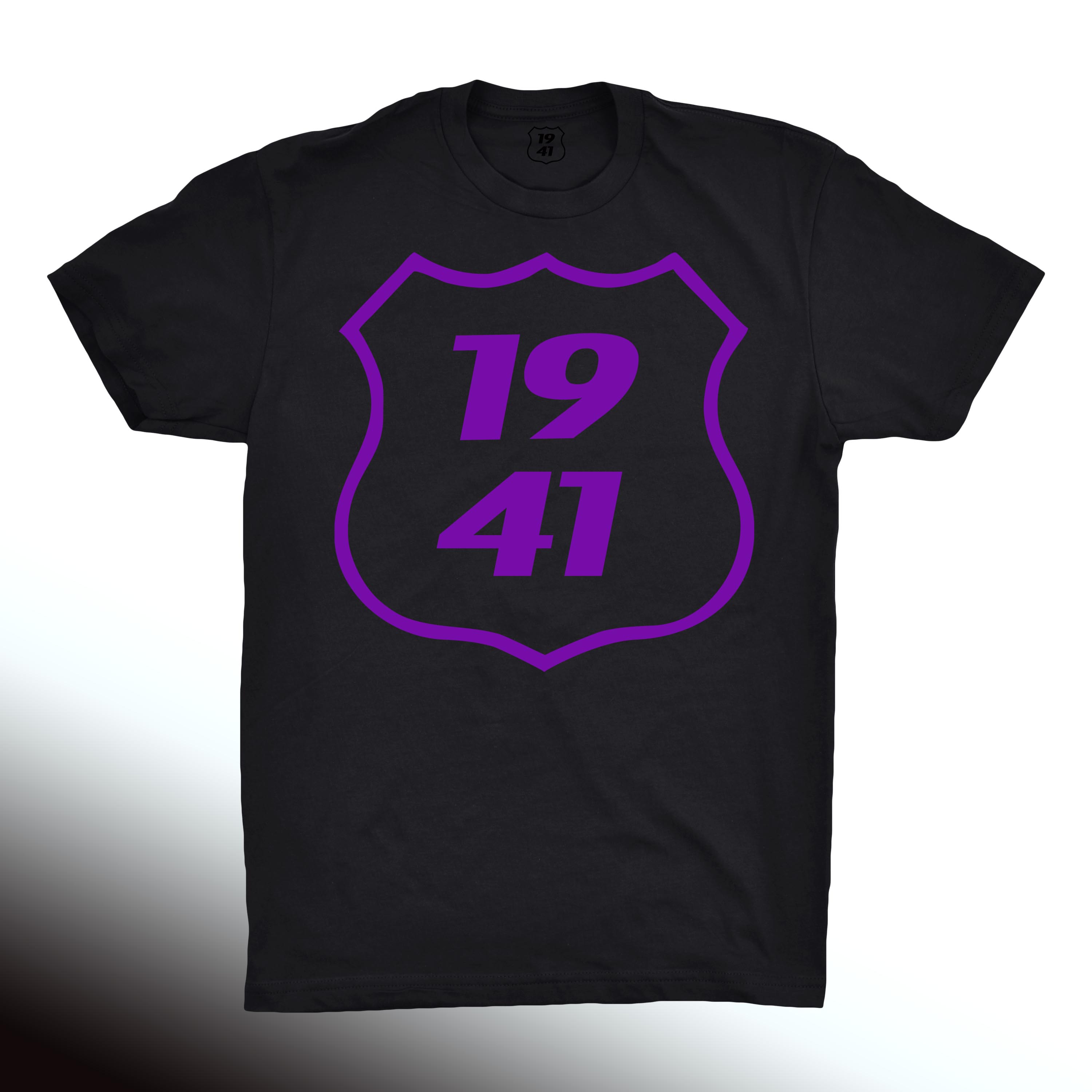 1941 Black tee/purple