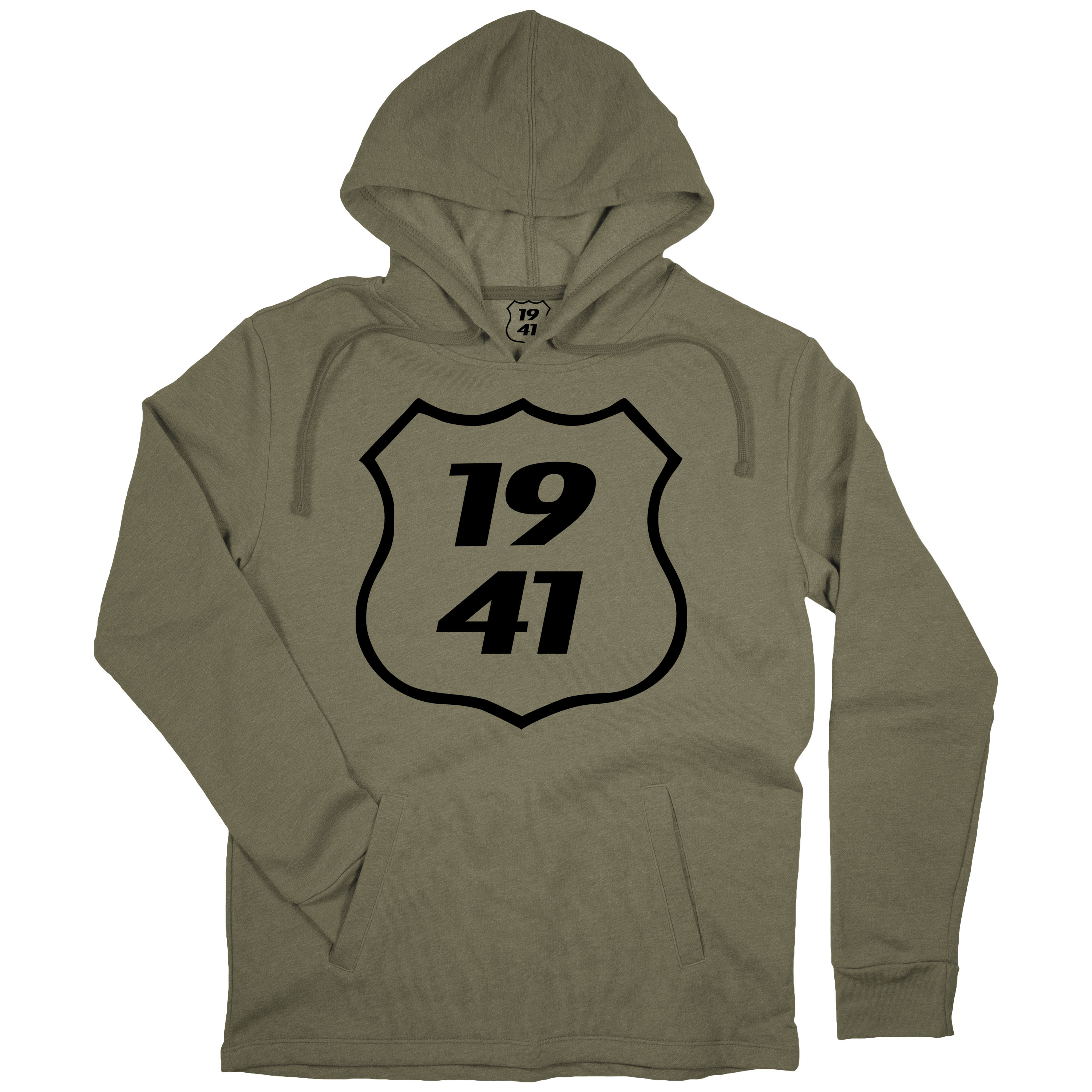 1941 Mens army green Hoodie