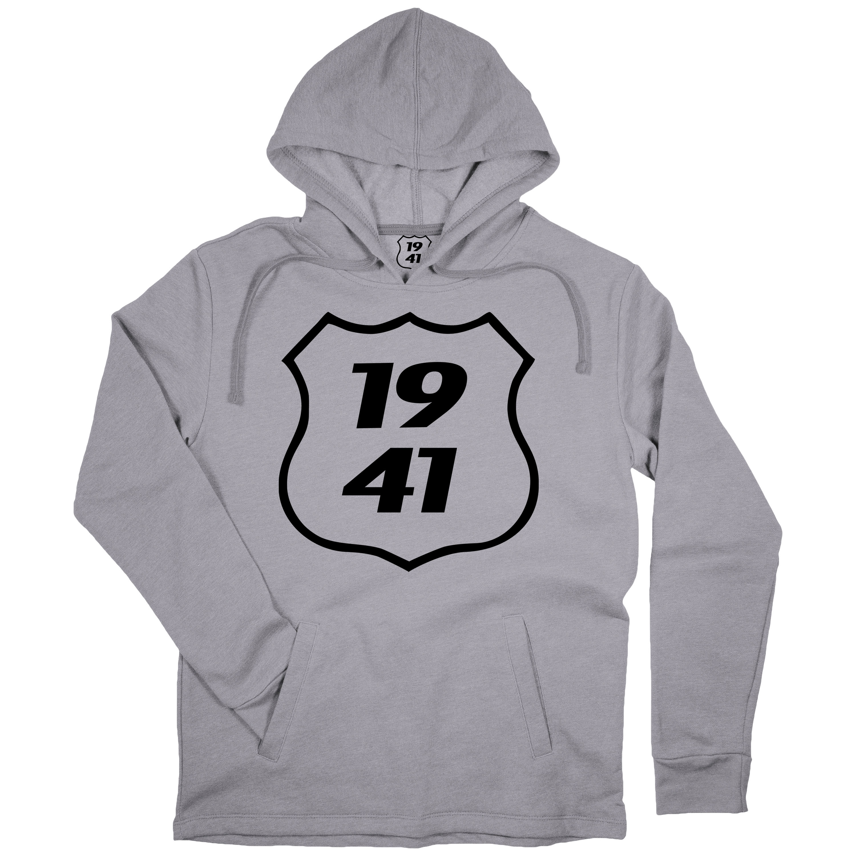 1941 Mens Grey Hoodie