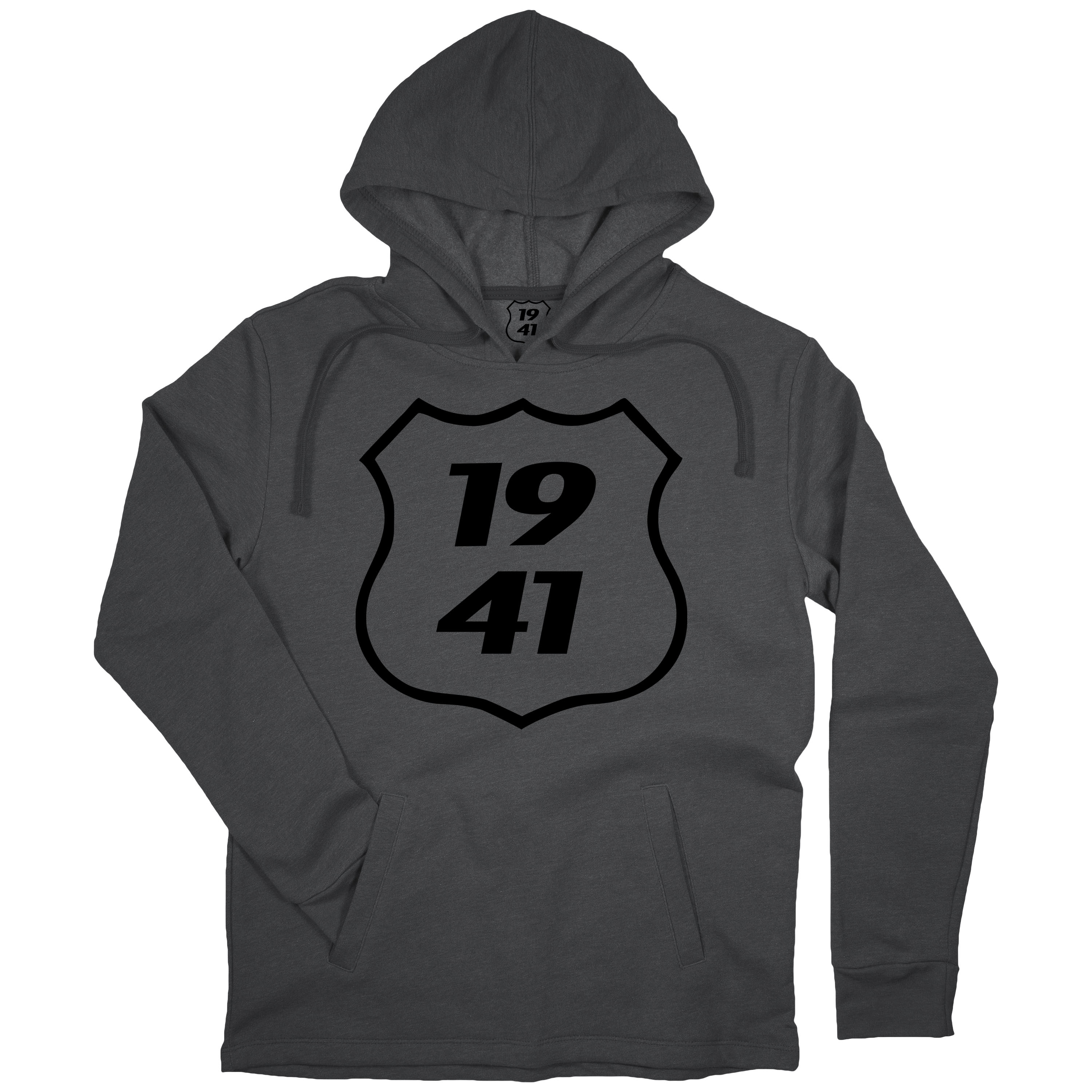 1941 Mens Black Hoodie