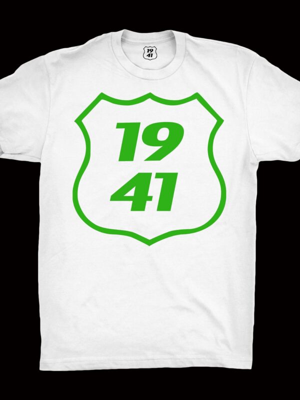 1941 White Tee/Green