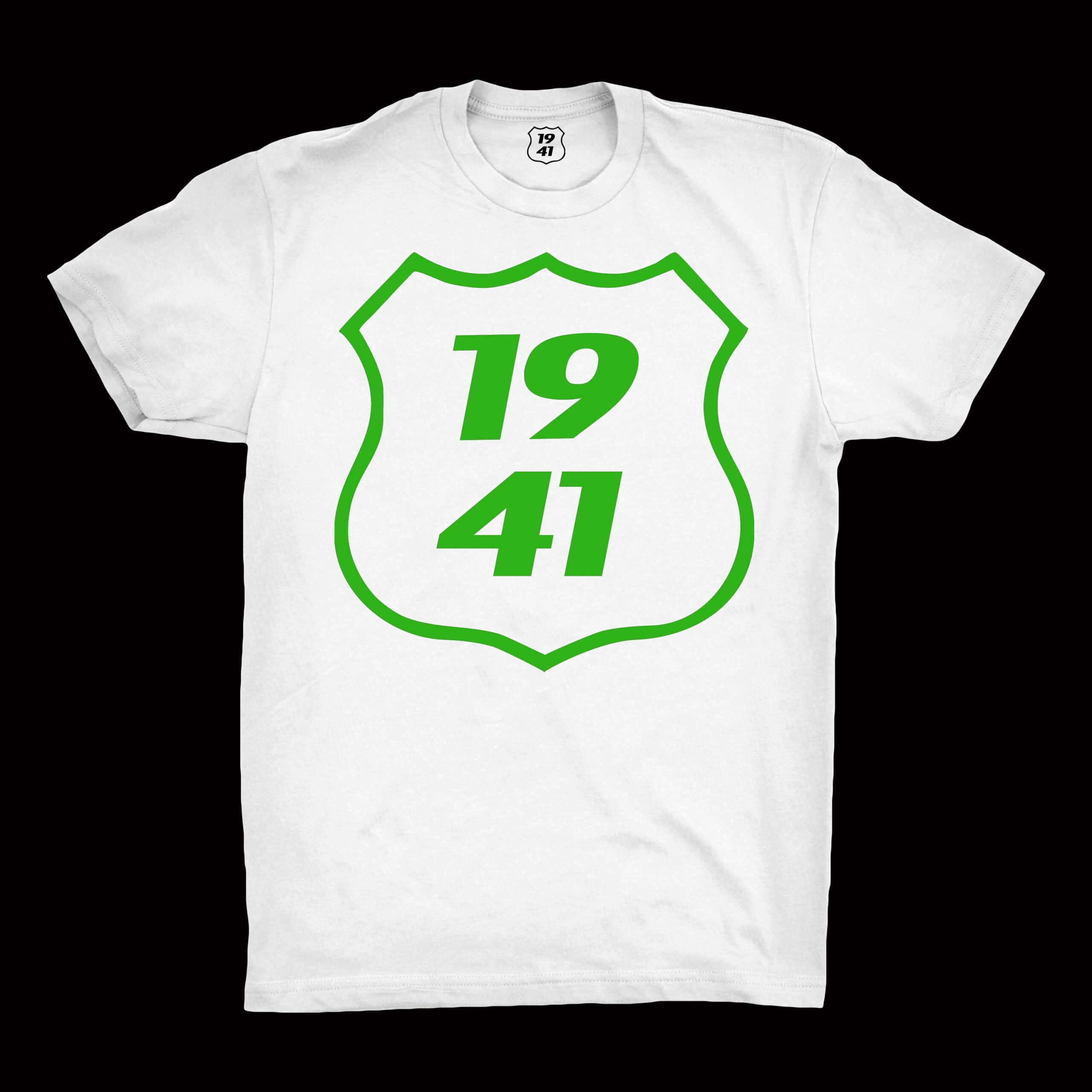 1941 White Tee/Green
