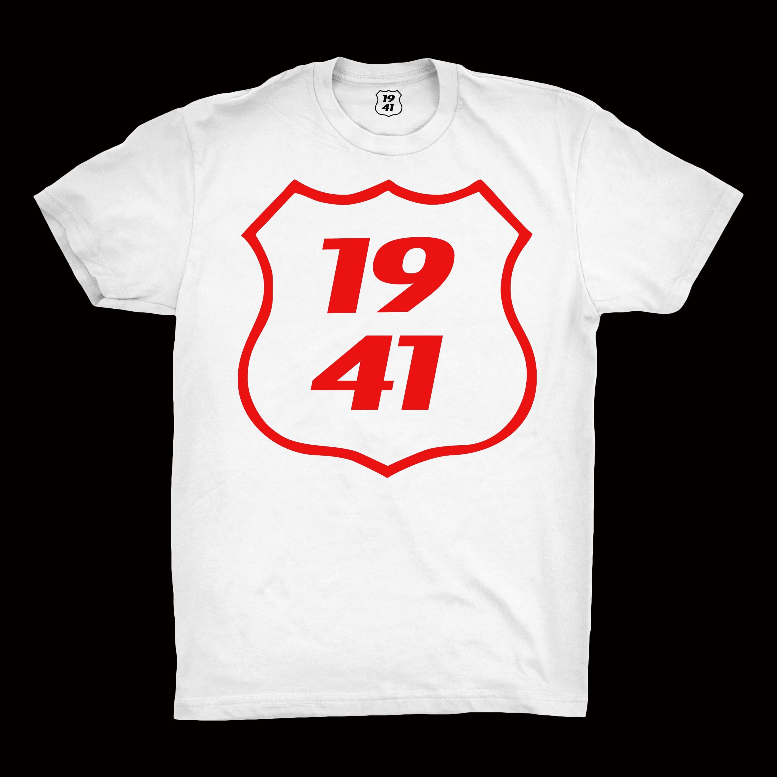 1941 White Tees /Red