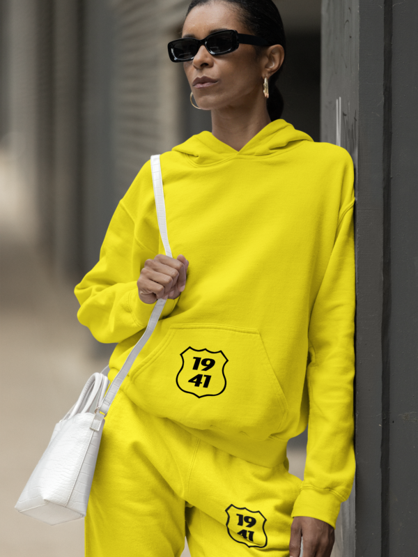 Yellow Womens Sweatsuit